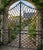 French Antique French Wrought Iron Gate For Sale - Image 3 of 16