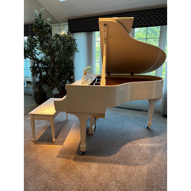 Steinway & Sons Model S Grand Piano With Player Capability and Piano Bench For Sale In New York - Image 6 of 16