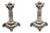 Silver Candlesticks in the Shape of Greek Columns, Set of 2 For Sale