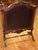 Brown 1920's Mahogany Paint Decorated Regency Style Fireplace Screen For Sale - Image 8 of 12