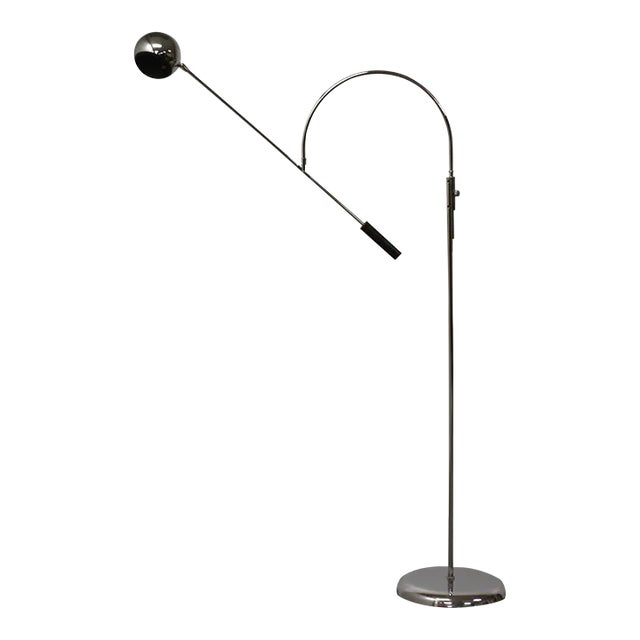 Robert Sonneman ‘Orbiter’ Chrome Floor Lamp For Sale
