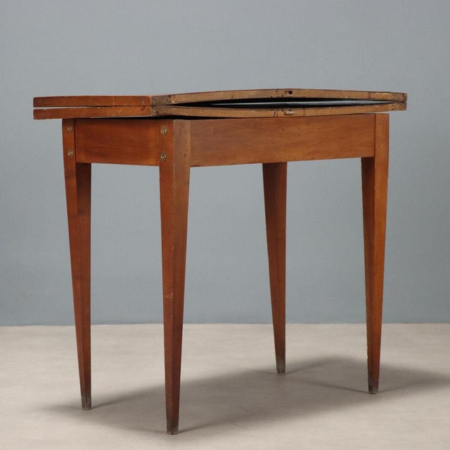 Brown Directoire Coffee Table in Cherry For Sale - Image 8 of 9