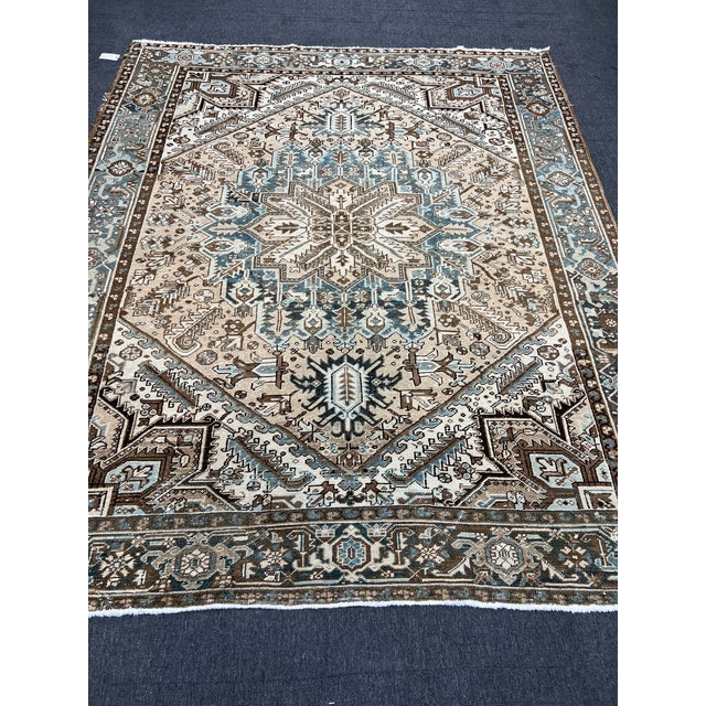Tribal 1950's Persian Wool Görevan Area Rug For Sale - Image 3 of 6