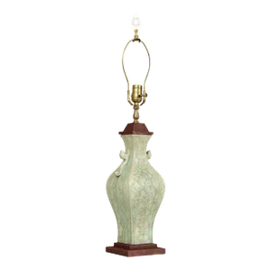 Bradburn Gallery Asian Style Celadon Porcelain Table Lamp