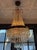 Vintage Chandelier- Extraordinary French Montgolfière Empire-Brass & Crystal Basket Chandelier For Sale - Image 4 of 5
