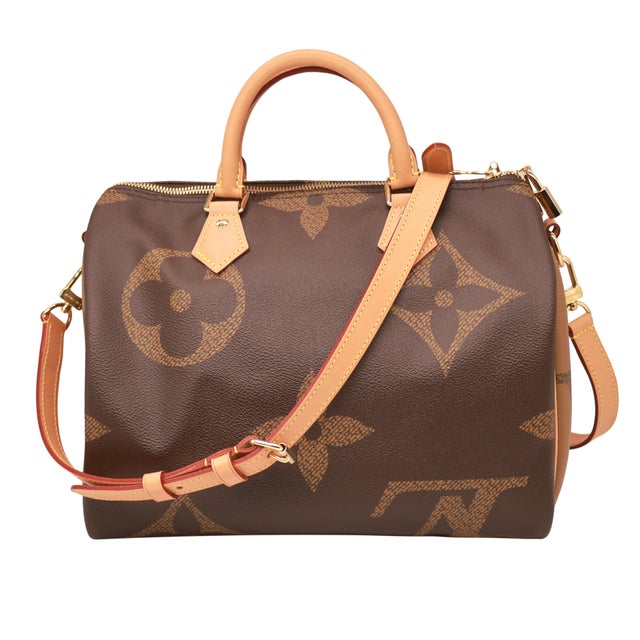 Louis Vuitton Louis Vuitton Reverse Giant Monogram Speedy Bandoulière 30, 2019. For Sale - Image 4 of 14