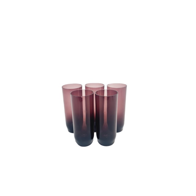 Postmodern Pitcher by Sarnecki for Krosno Glassworks, Poland, 1970s, Set of 5, in Very Good conditions. Designed 1970 to...