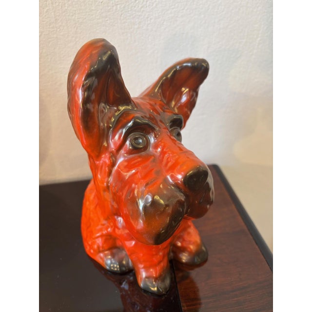 Art Deco Pottery Dog Terrier by Ditmar Urbach, 1920s For Sale - Image 4 of 7