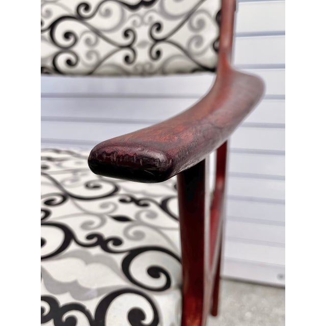 Mid Century Scandinavian Modern Dining Chairs With Four Armchairs and Two Side Chairs | by Scandinavian Woodworks For Sale - Image 13 of 18