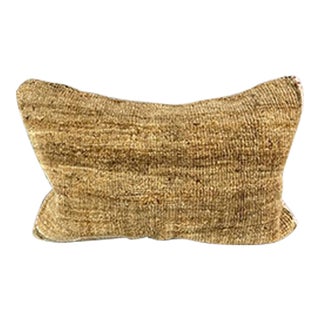 16 x 24 Rug Pillow Golden Haven Turkish Pillow Cushion Cover For Sale