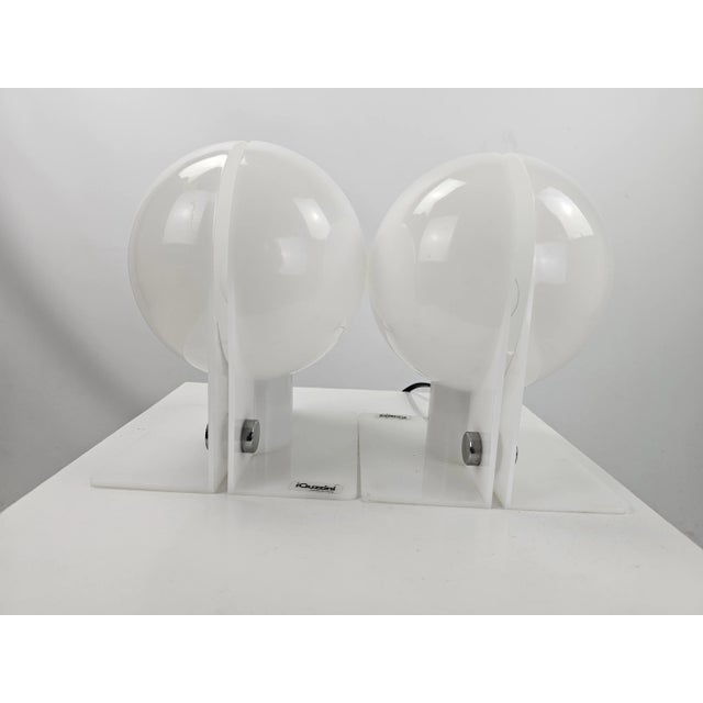 Sirio Table Lamps by Guzzini for Brazzoli, 1970s, Set of 2 For Sale - Image 3 of 13