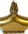 Antique English Brass and Iron Fire Stop Paperweight Signed CSJ - Circa 1850 For Sale - Image 11 of 16