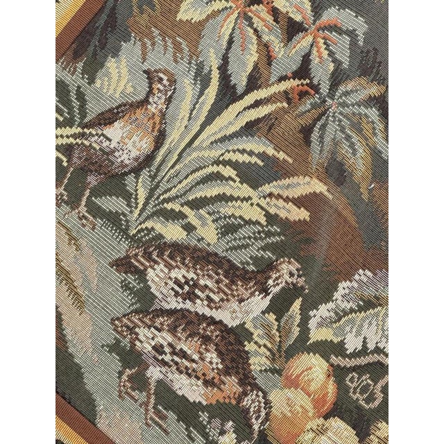 Vintage French Jacquard Tapestry with Autumn-Winter Motif in the style of Aubusson, 1970s For Sale - Image 18 of 18