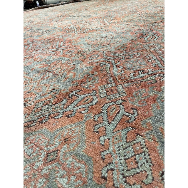 Turkish Antique Turkish Oushak Rug, Circa 1900 For Sale - Image 3 of 7