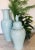Celadon Vintage Extra Large Chinese Celadon Crackle-Glazed Altar Vase With Flaring Neck and Matching Ginger Jar- 2 Pieces For Sale - Image 8 of 12