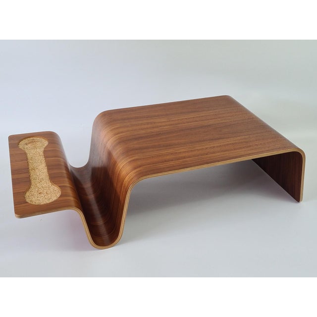 Overlap Tray Side Table in Walnut by Eric Pfeiffer, 2000s For Sale - Image 10 of 15