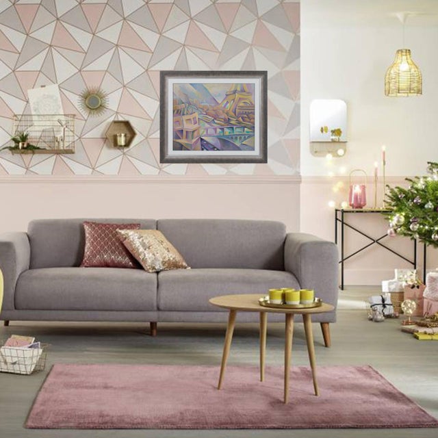 The Yellow Eiffel Tower, Oil on Canvas Painting by Claude-Max Lochu For Sale - Image 10 of 15