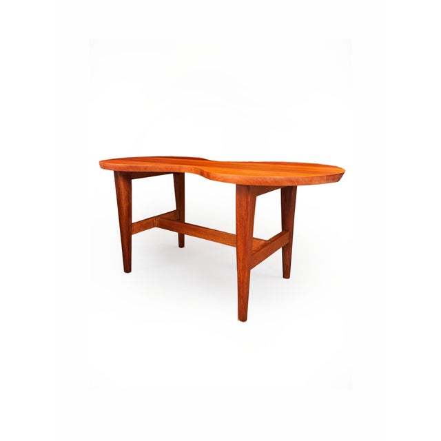 Wood Mid-Century Modern Biomorphic Coffee Table in Teak Wood, 1960 For Sale - Image 7 of 13