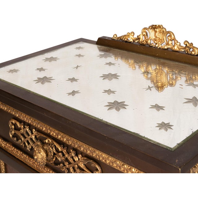 20th Century Louis XV Gilded Bronze Bedside Tables, Set of 3 For Sale - Image 13 of 14