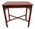 Vintage Georgian Style Chippendale Style Mahogany Tray Top Side Table. For Sale