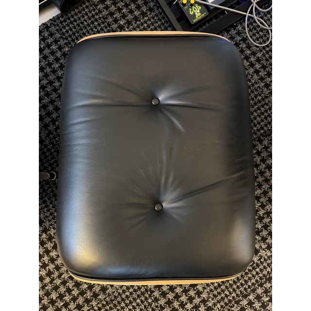 Herman Miller Eames Lounge Chair and Ottoman - Tall For Sale - Image 9 of 11