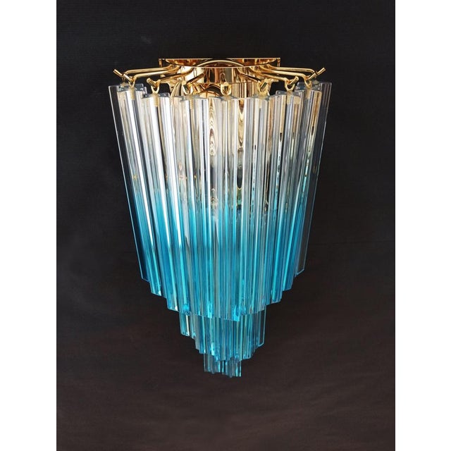 1990s Quadriedri Murano Prism Wall Sconces, 1990, Set of 2 For Sale - Image 5 of 16