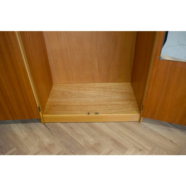 Wood Vintage Oak Wardrobe from Herbe, 1960s For Sale - Image 7 of 9