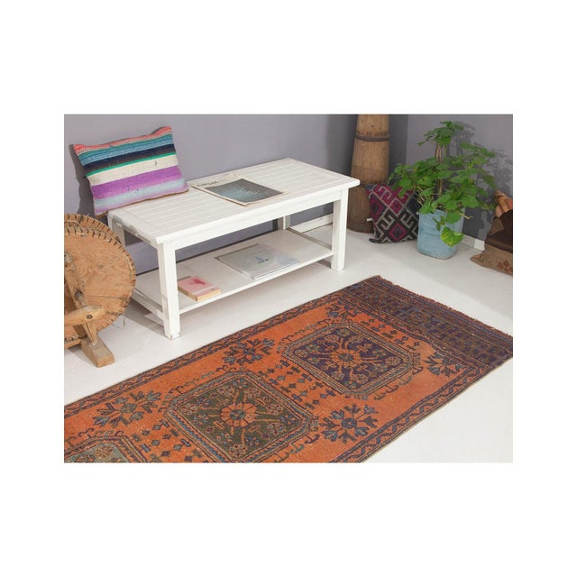 Decorative Vintage Turkish Runner Rug - 3`0" X 11`6" For Sale In Los Angeles - Image 6 of 6