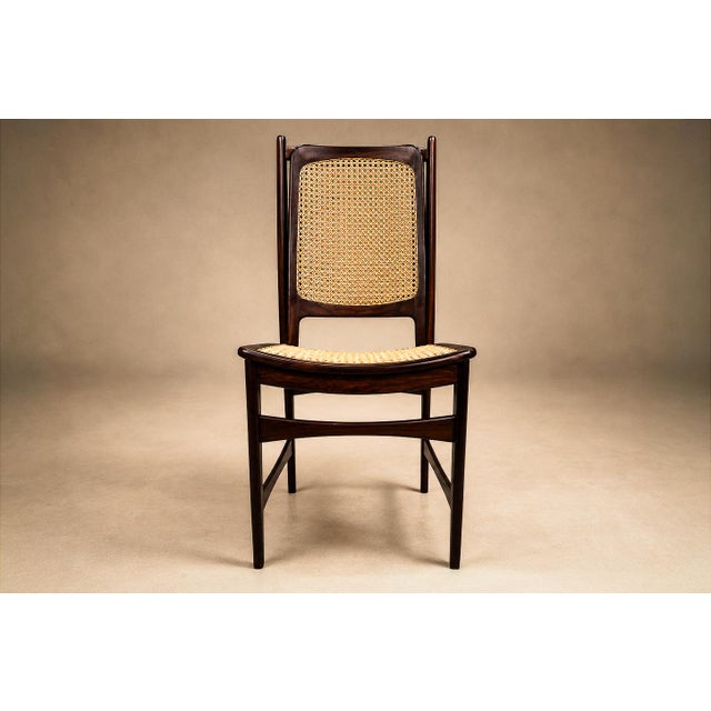 1960s Set of Ten Brazilian Mid-Century Dining Chairs by Alexandre Rapoport, 1960s For Sale - Image 5 of 18