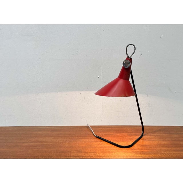 Mid-Century Minimalist Model ST30 Table Lamp by Josef Hurka for Kovona, 1960s For Sale - Image 11 of 18