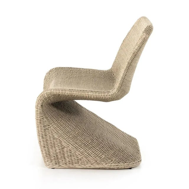 Off-white Four Hands Portia 50" Outdoor Dining Bench, White For Sale - Image 8 of 13