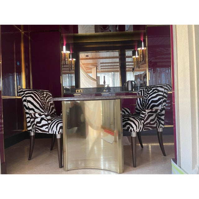 Brown Darby Dining Chairs by Robert Scott, Set of 2 For Sale - Image 8 of 10