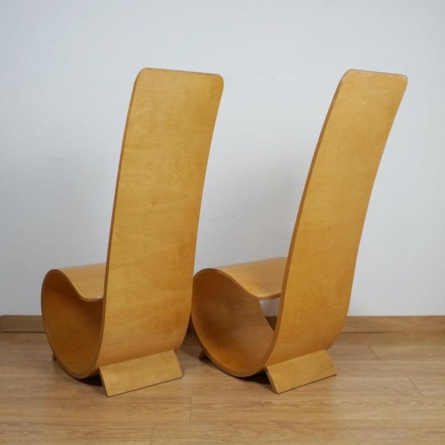 1990s Bentwood Chairs by the Villiers Brothers, 1990s, Set of 2 For Sale - Image 5 of 8