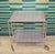 Brown French Dinett Mille Fleurs Bar Cart from Textable de Levallois Perret, 1970s For Sale - Image 8 of 12