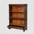1910s Arts & Crafts Lundstrom Oak 3-Stack Barrister Bookcase With Drawer C1910 For Sale - Image 5 of 9