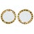 Modern circular Spanish mirror designed by L.A. Studio. Made of brass frame with pyramidal semi precious stones inlaid,...