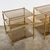 Vintage Brass and Smoked Glass 3-Tier Side Tables, 1970s, Set of 2 For Sale - Image 6 of 12