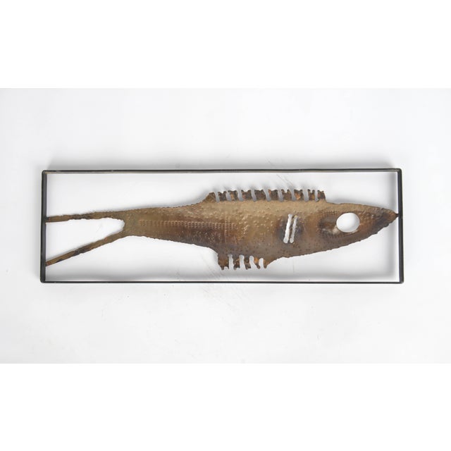 Mid-Century Brass Wall Sculpture, 1960s, in Flawless conditions. Designed 1960 to 1969