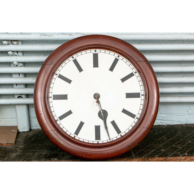 Antique Industrial Wall Clock With Fusee Movement From The Estate Of Paul Harvey Chairish
