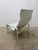 Metal Toussaint and Angeloni White Leather Lounge Chair and Footrest for Matteo Grassi For Sale - Image 7 of 17