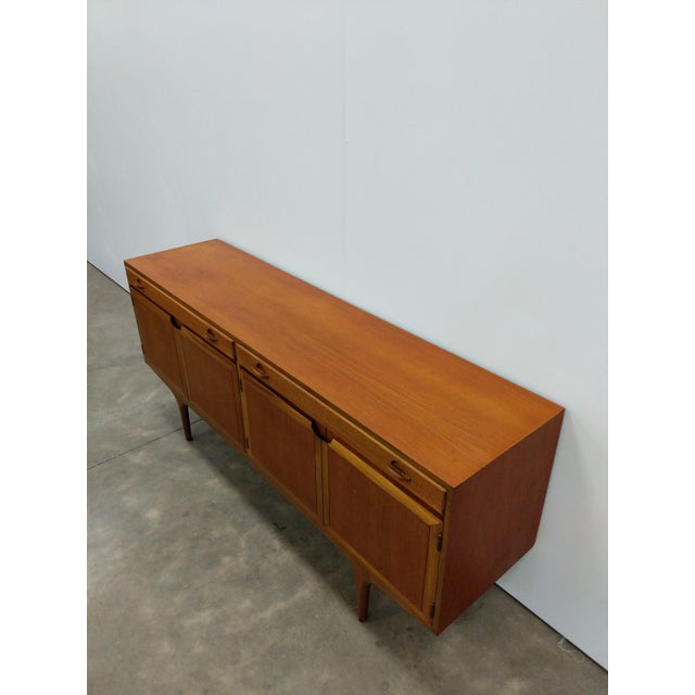 Vintage Mid Century Modern Teak Credenza by Greaves & Thomas For Sale In New York - Image 6 of 11