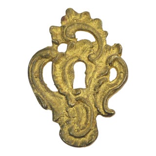 Antique Roanoke Bronze Keyhole Cover For Sale