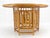 Mid-Century Modern Very Fine 48" Round Top Bamboo Base Mid Century Modern Dining Center Table MINT! For Sale - Image 3 of 10