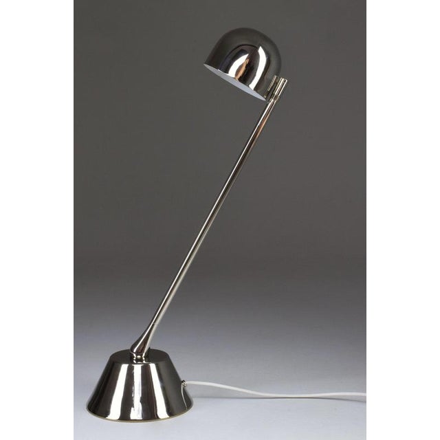D.light-t1 table lamp in brass by jonathan amar studio dimensions: ø 47.5 x h 60.6 cm materials: solid nickel-plated brass...