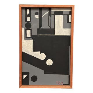 Finn Johansen, Cultural Revolution in the Passerenden, 1967, Oil on Canvas, Framed For Sale