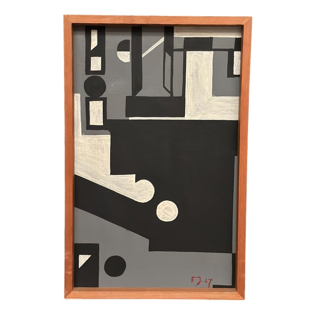 Finn Johansen, Cultural Revolution in the Passerenden, 1967, Oil on Canvas, Framed For Sale