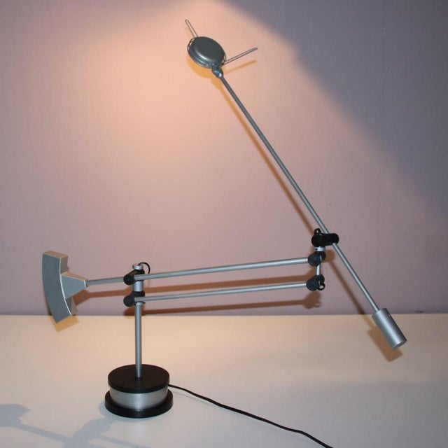 Adjustable Desk Lamp by Edwin Klein for Indoor, Netherlands, 1980s For Sale - Image 10 of 16