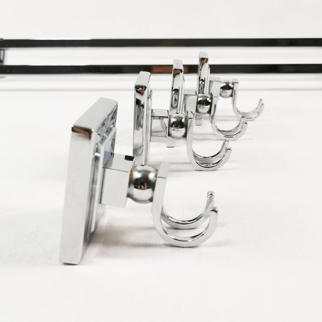 Vintage Wall-Mounted Bathroom Hangers, Germany, 1980s, Set of 5 For Sale - Image 4 of 16