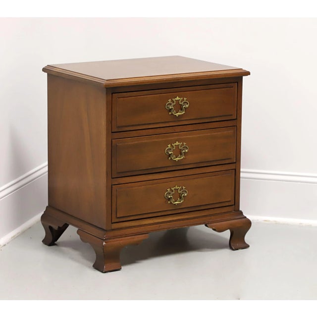 Hickory Chair Mahogany Chippendale Nightstand Bedside Chest For Sale - Image 10 of 10