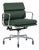 Eames for Herman Miller Green Leather Office Chair 2000s For Sale